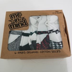 NWT Boutique Me in Mind Organic Broadway Mary Jane Socks